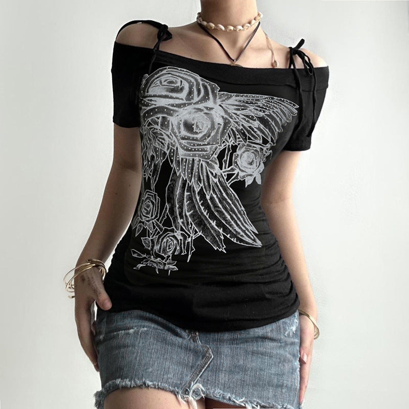 WezelBezel One-Shoulder Slim Tee