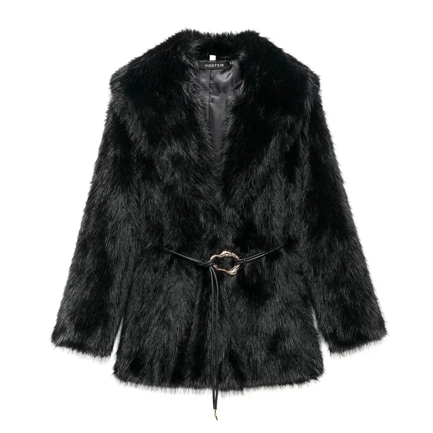 WezelBezel Medium Faux Fur Coat