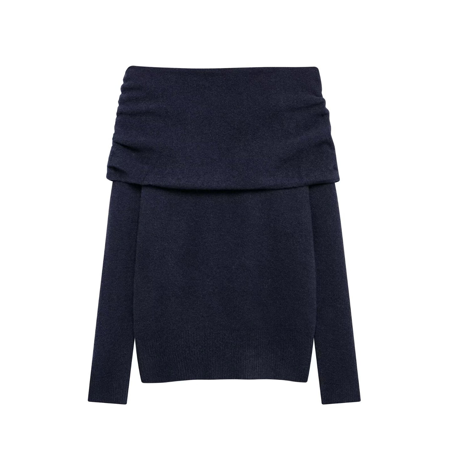 WezelBezel One-Shoulder Knit Sweater – Sleek & Trendy