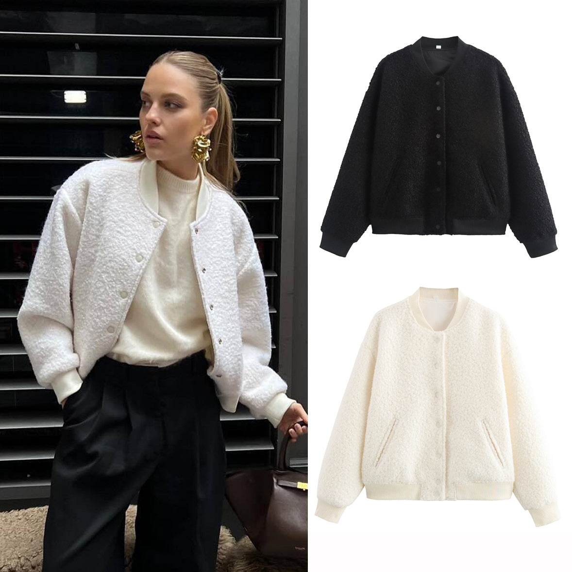 WezelBezel Two-Tone Flight Jacket