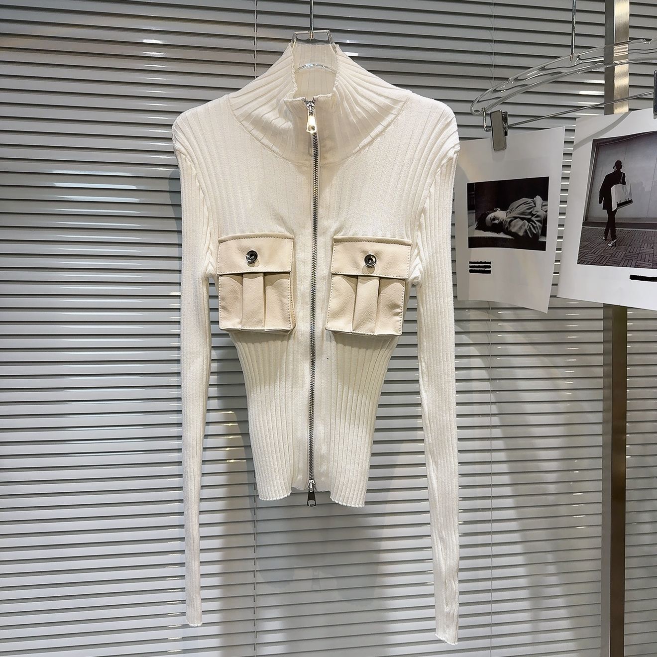 WezelBezel Zipper Cardigan - Trend Style