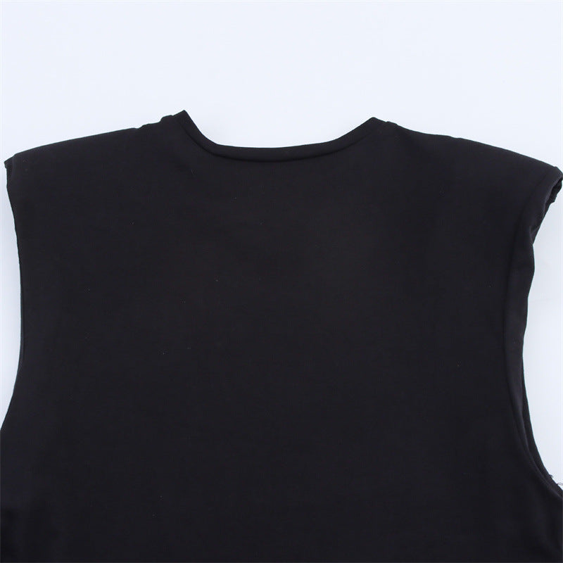 WezelBezel Spaghetti Strap Patch Dress