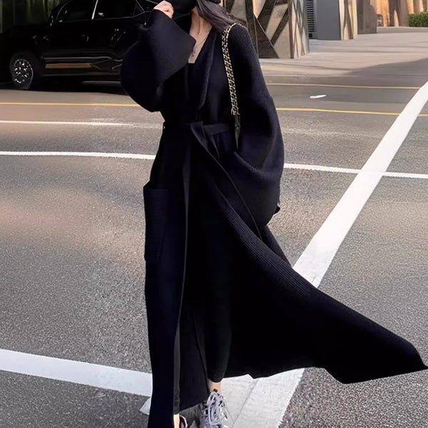 WezelBezel Relaxed Midi Knit Sweater