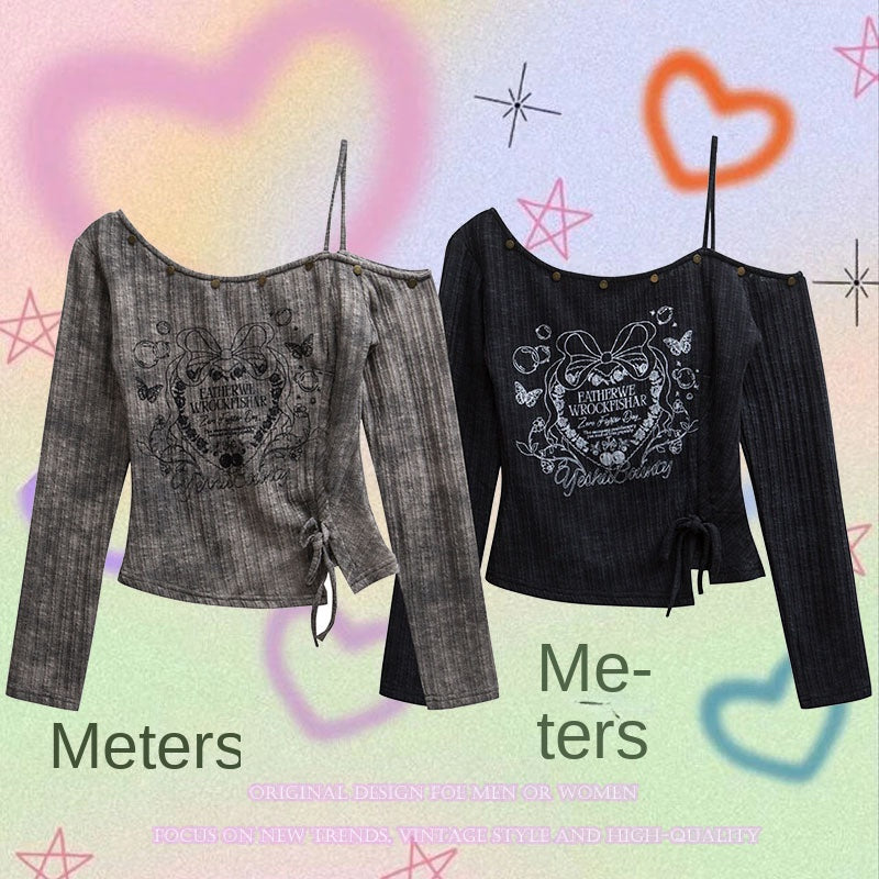 WezelBezel One-Shoulder Heart Tee Dress