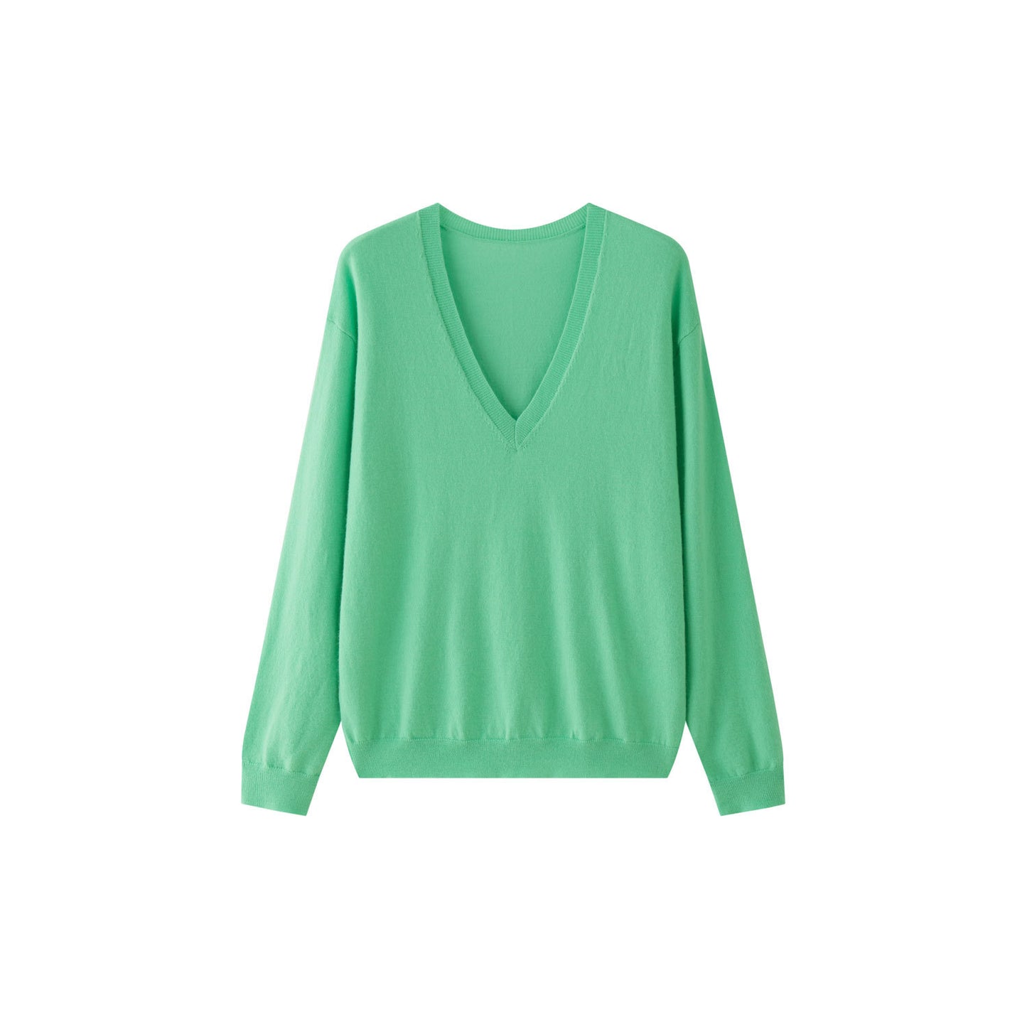 WezelBezel Soft Wool V-Neck Sweater – Relaxed & Chic