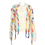 WezelBezel Handmade Thick-Knit Retro Sweater
