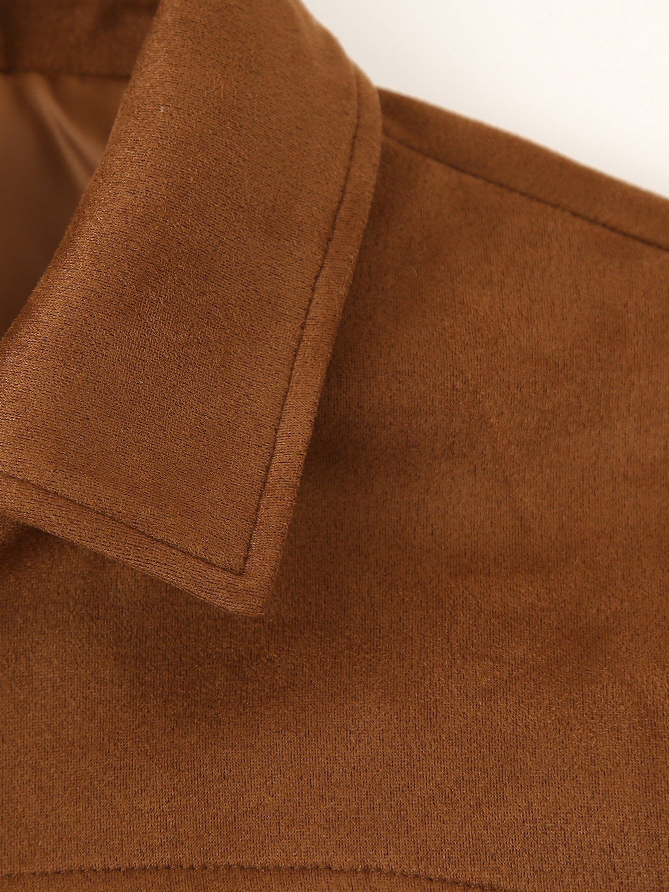 WezelBezel Suede Jacket and Skirt Set – Casual Elegance Redefined