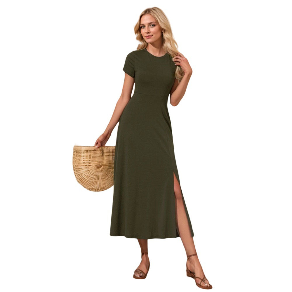 WezelBezel Vacation Slit Skirt Dress