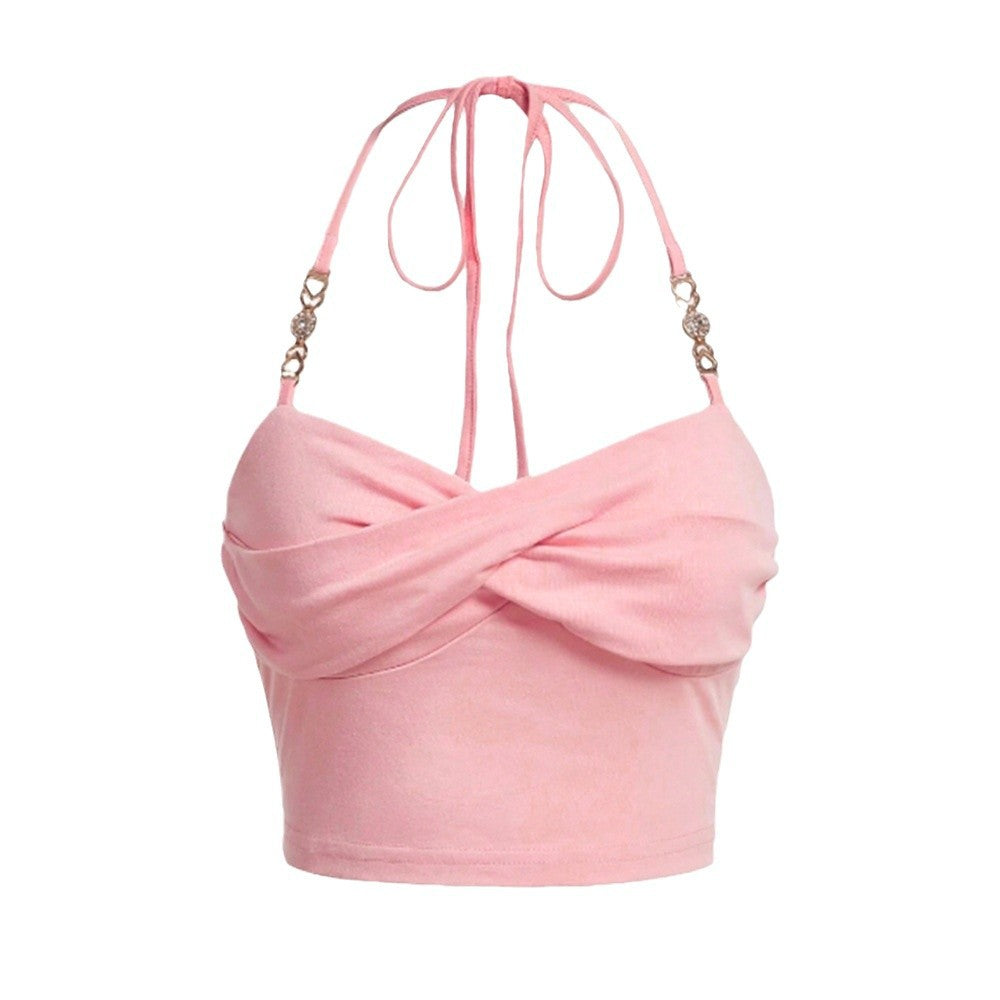 WezelBezel Neck Hanging Top - Slim Fit