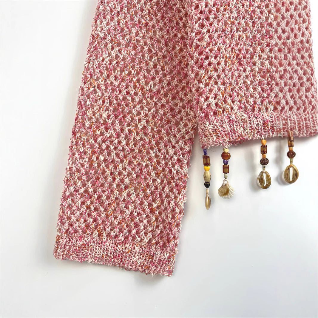 WezelBezel Round Neck Knit Sweater