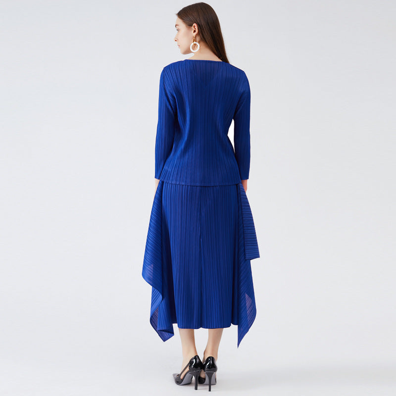 WezelBezel Long Sleeve Top - Loose Temperament