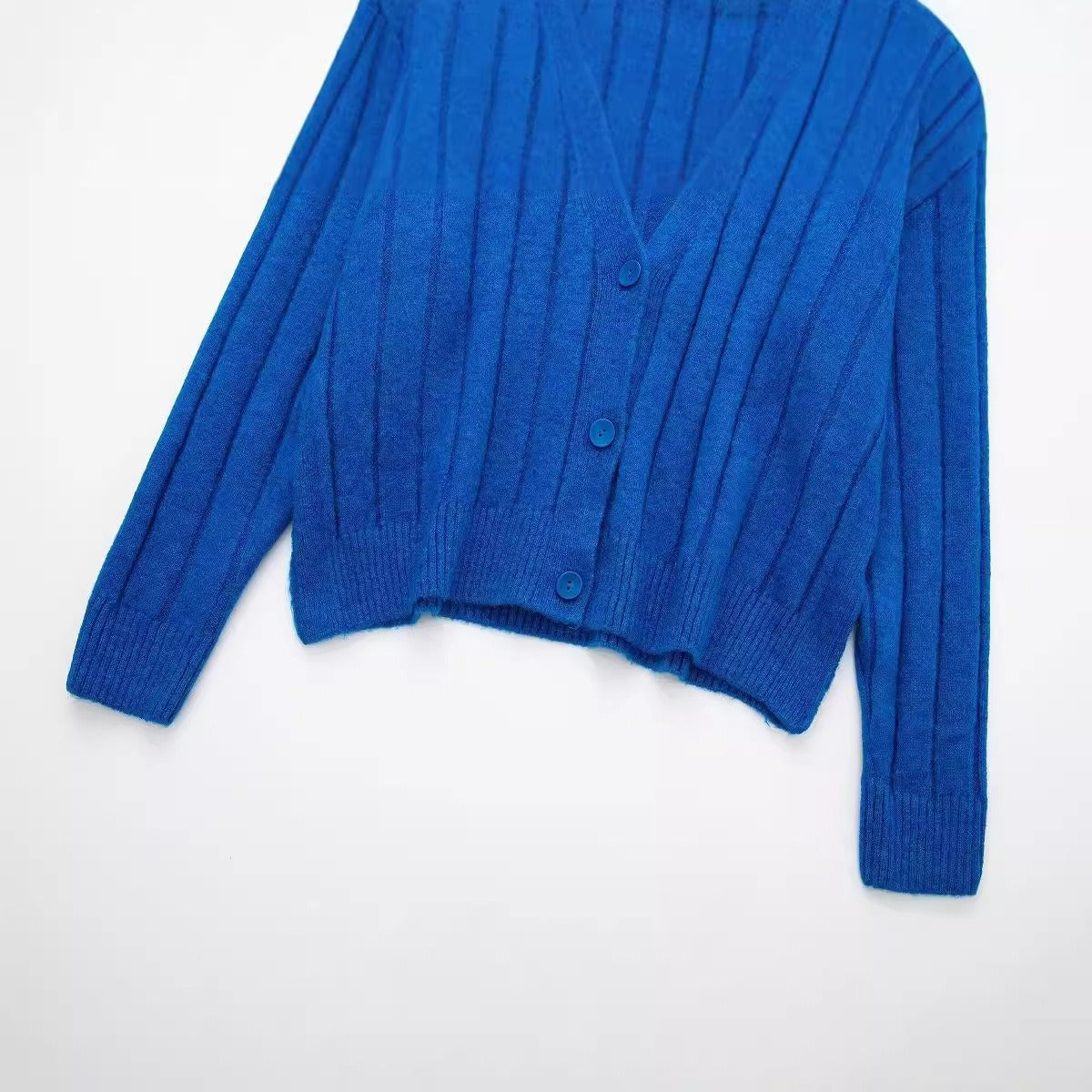 WezelBezel Blue Cardigan - Versatile Knit Style
