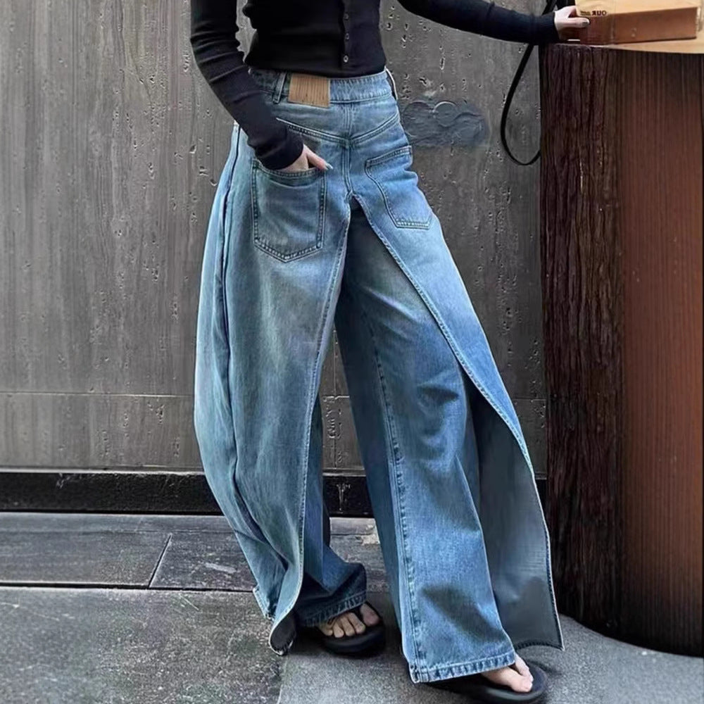 WezelBezel Wide Leg Pants - Casual Style