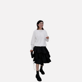WezelBezel High Waist Mini Skirt – Flowy & Chic
