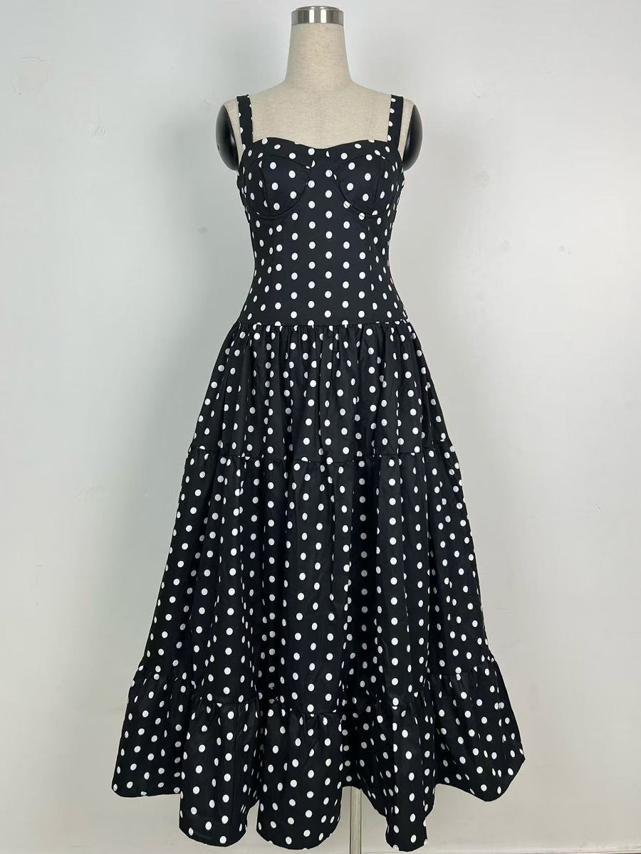 WezelBezel Printed High-Waist Maxi Dress