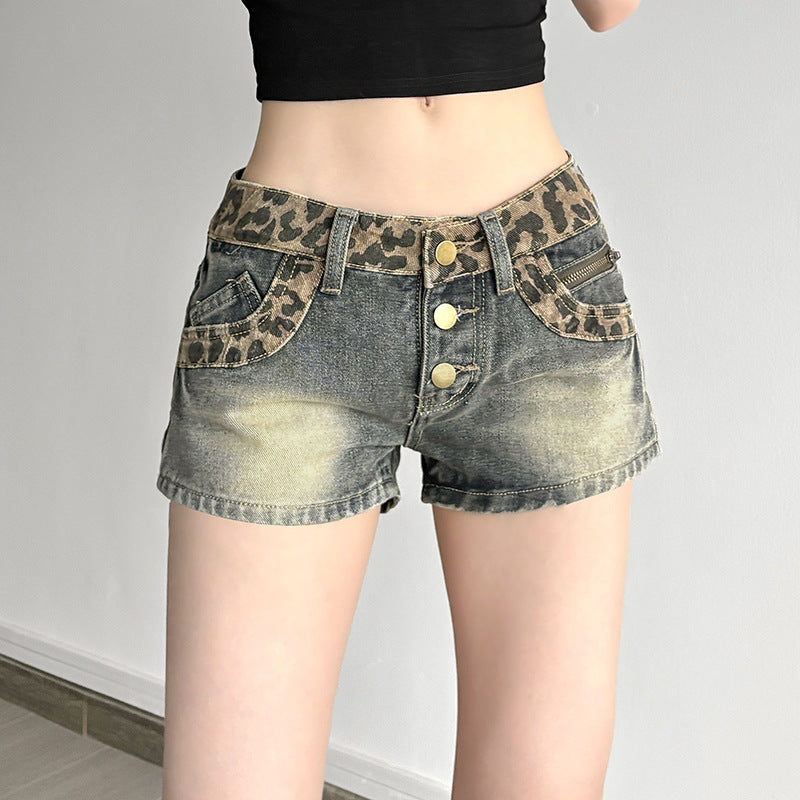 WezelBezel Ultra-Low Waist Shorts