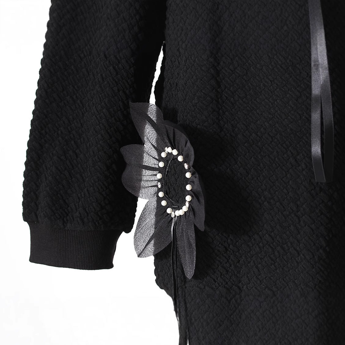 WezelBezel Love Embroidered Knit Sweater