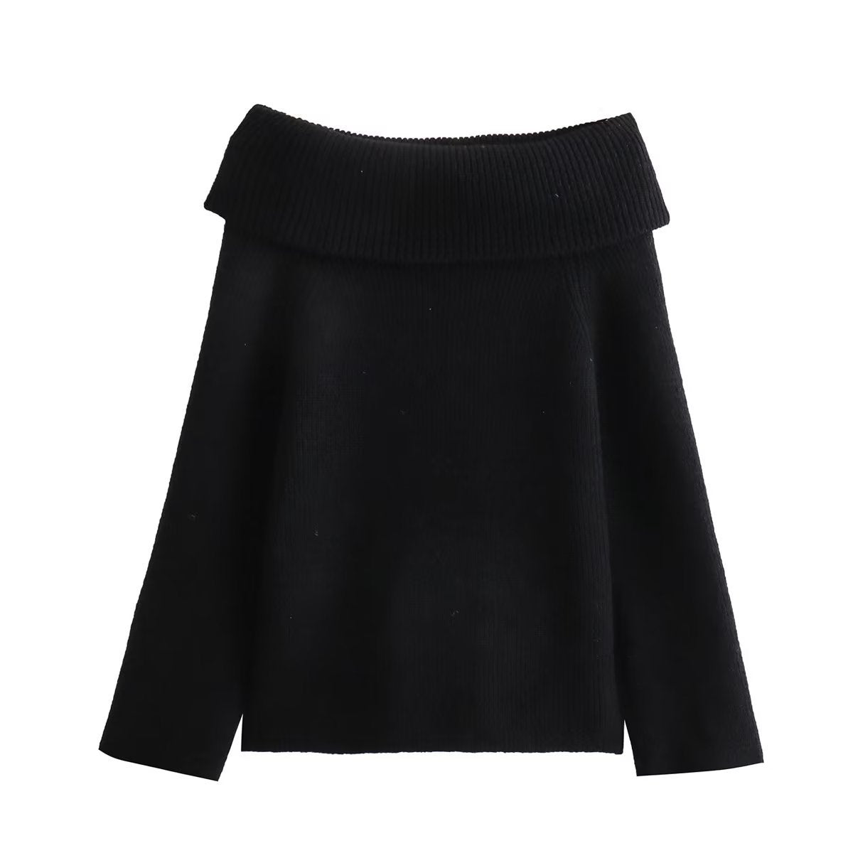 WezelBezel Off-Shoulder Knit Pullover