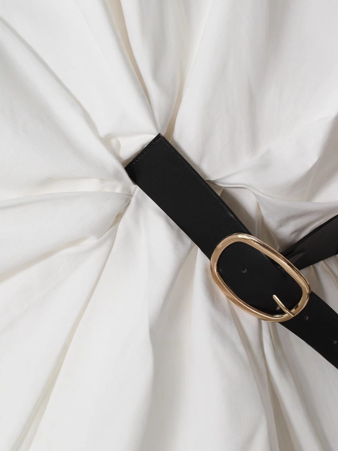 WezelBezel Belted Mid-Length Casual Top