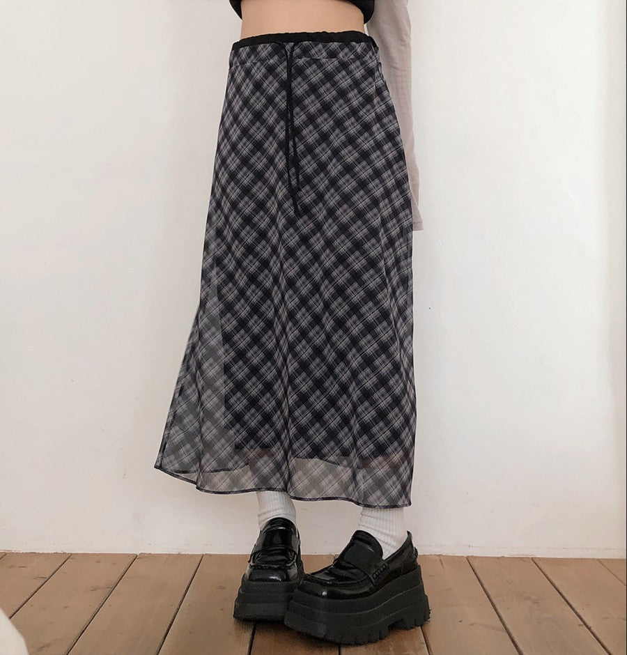 WezelBezel A-Line Button Skirt Set