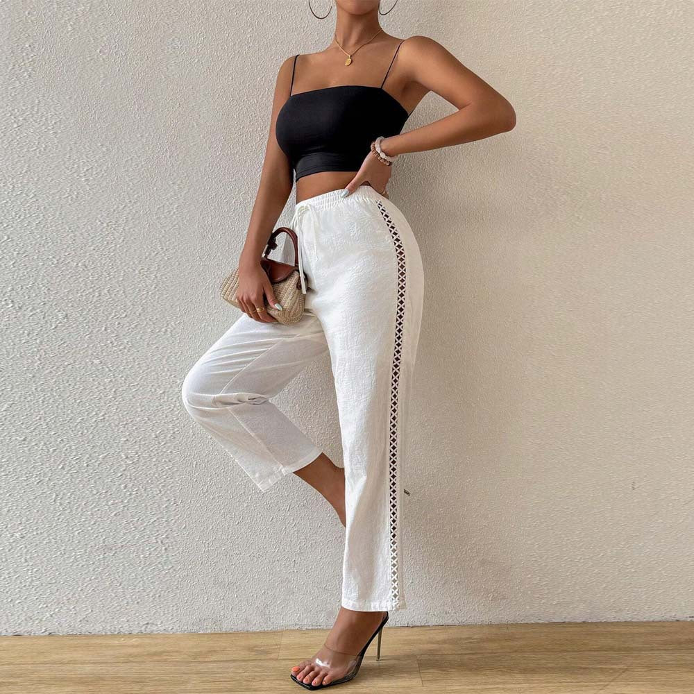WezelBezel Straight Leg Stretch Pants