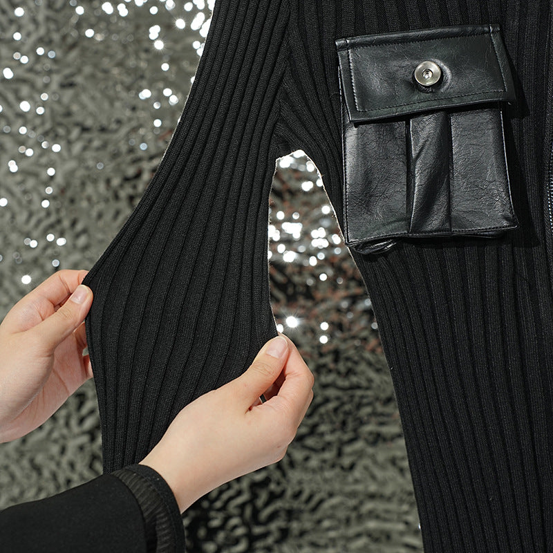 WezelBezel Zipper Cardigan - Trend Style