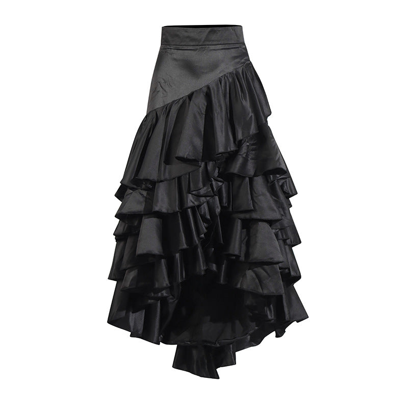WezelBezel Ruched Midi Skirt
