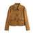 WezelBezel Two-Tone Suede Jacket