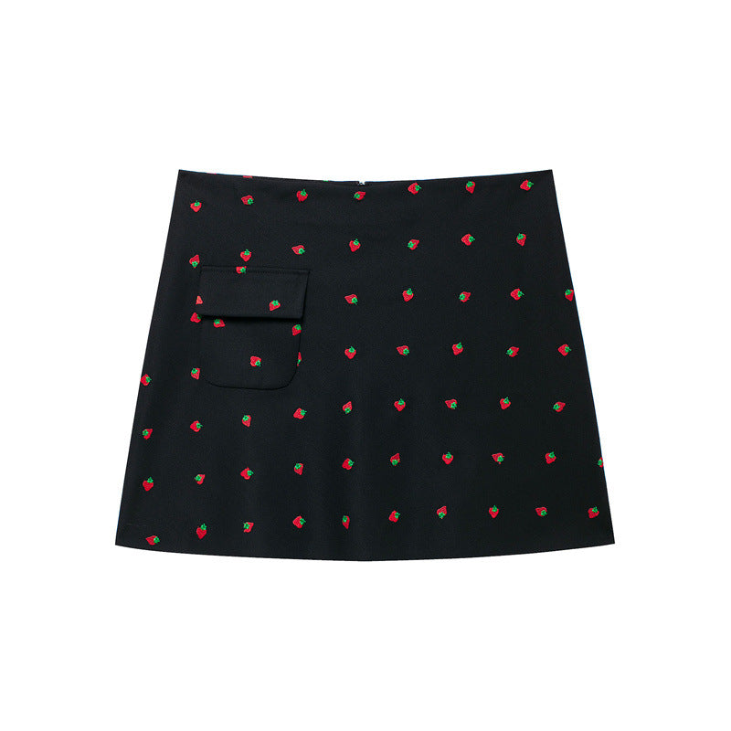 WezelBezel Strawberry Pattern Set - Casual Style