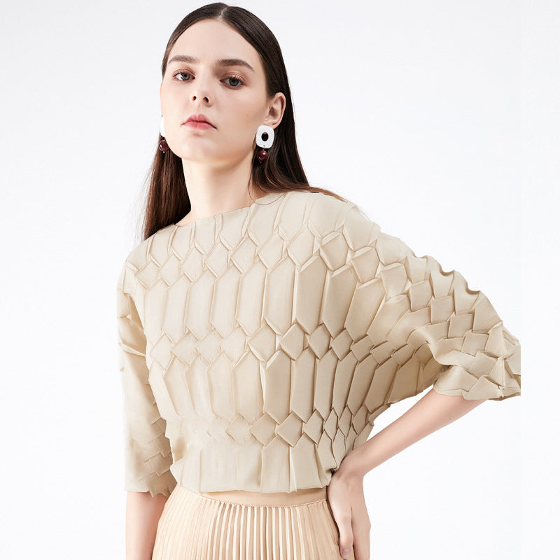 WezelBezel Oversized Pleated Tee Set