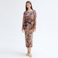 WezelBezel Printed Long Sleeve Maxi