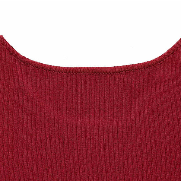 WezelBezel Patchwork Knit Mini Dress