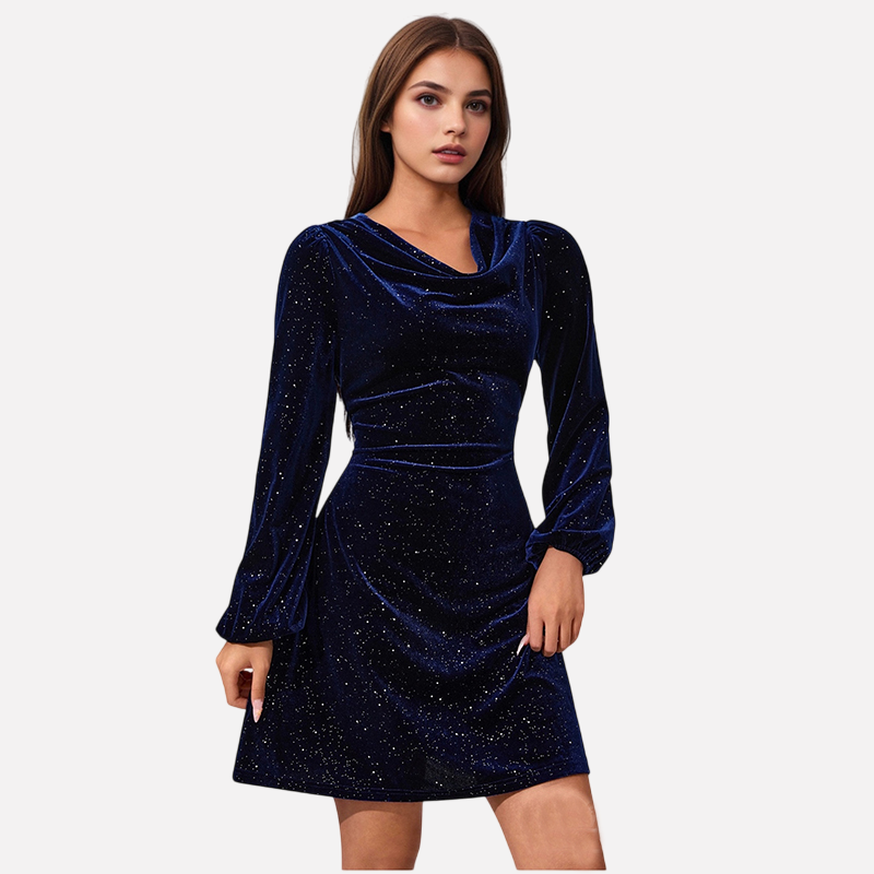 WezelBezel Starry Sequin Mini Skirt