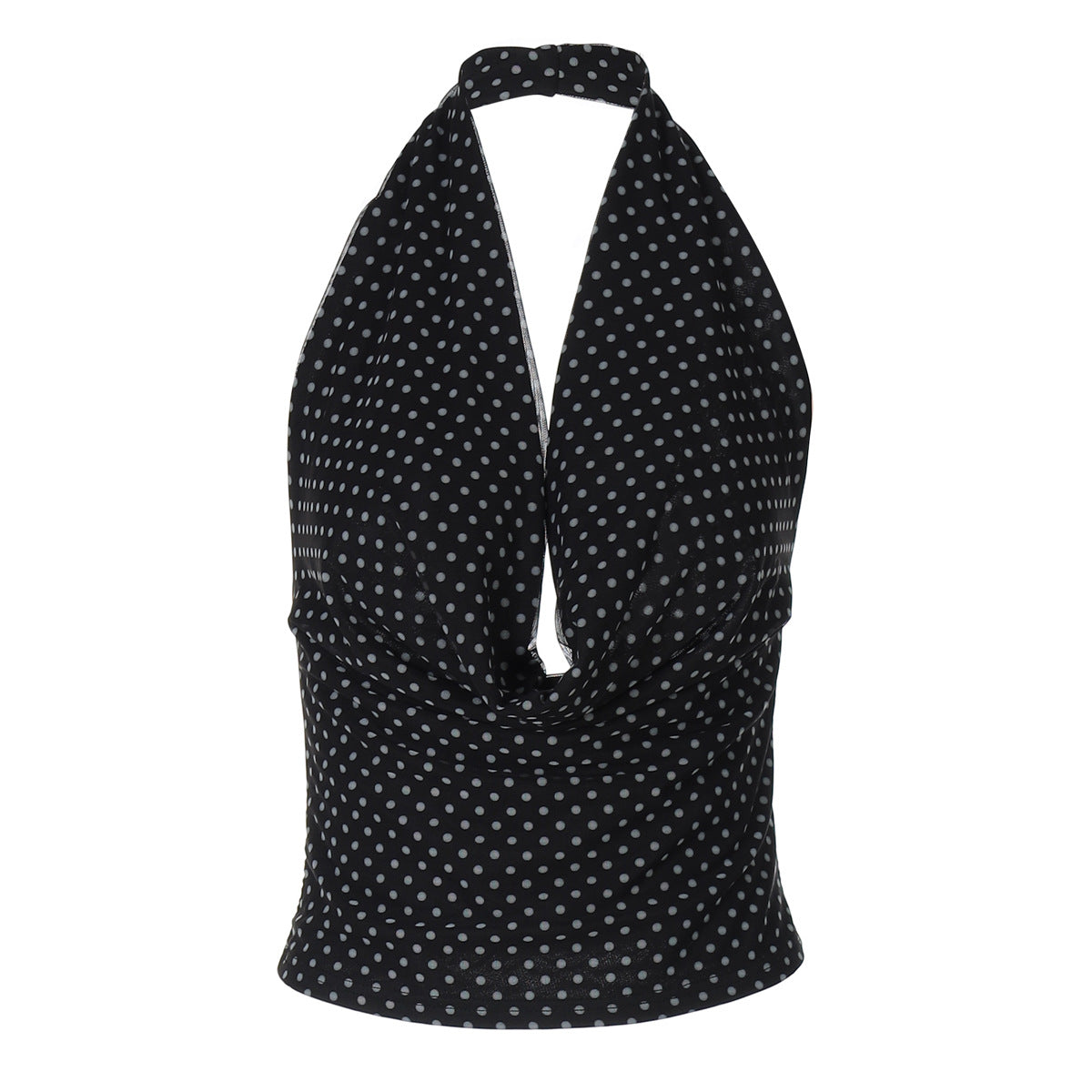 WezelBezel Backless Polka Dot Dress
