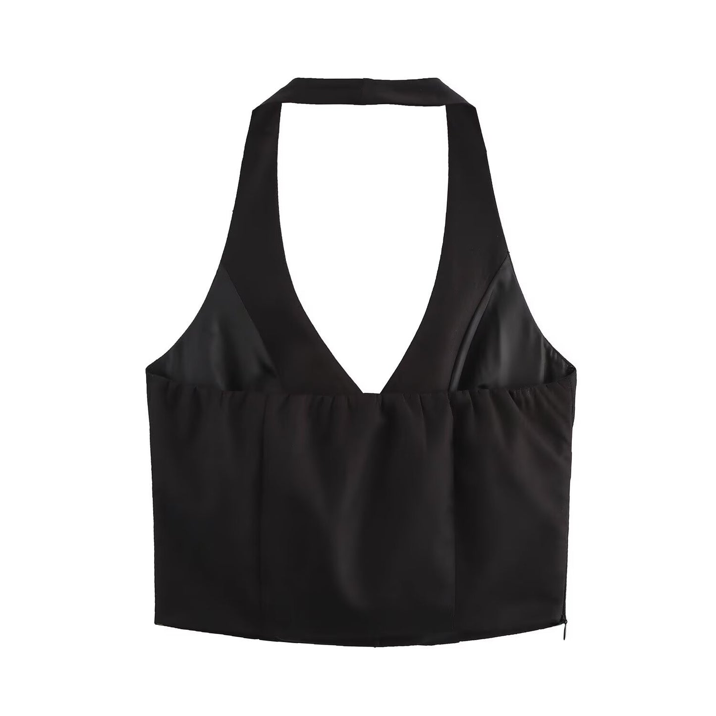 WezelBezel Backless Slim Knit Tank