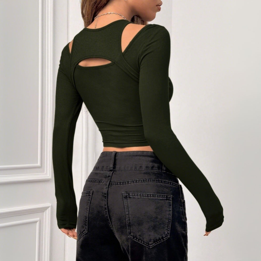 WezelBezel Trendy Street Top - Short Style