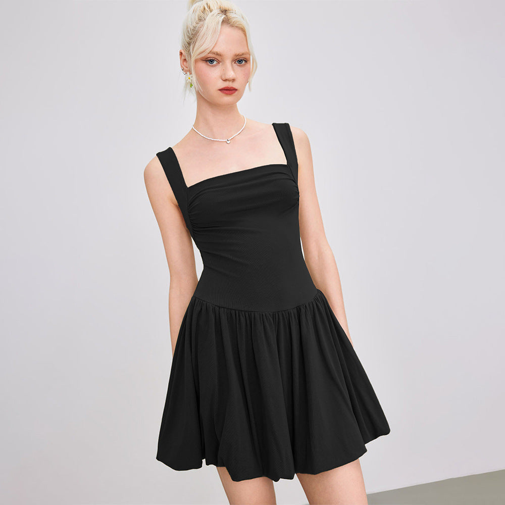 WezelBezel Shoulder Strap Vest Dress