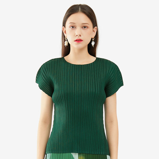 WezelBezel Round Neck T-shirt - Casual Style