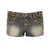 WezelBezel Ultra-Low Waist Shorts