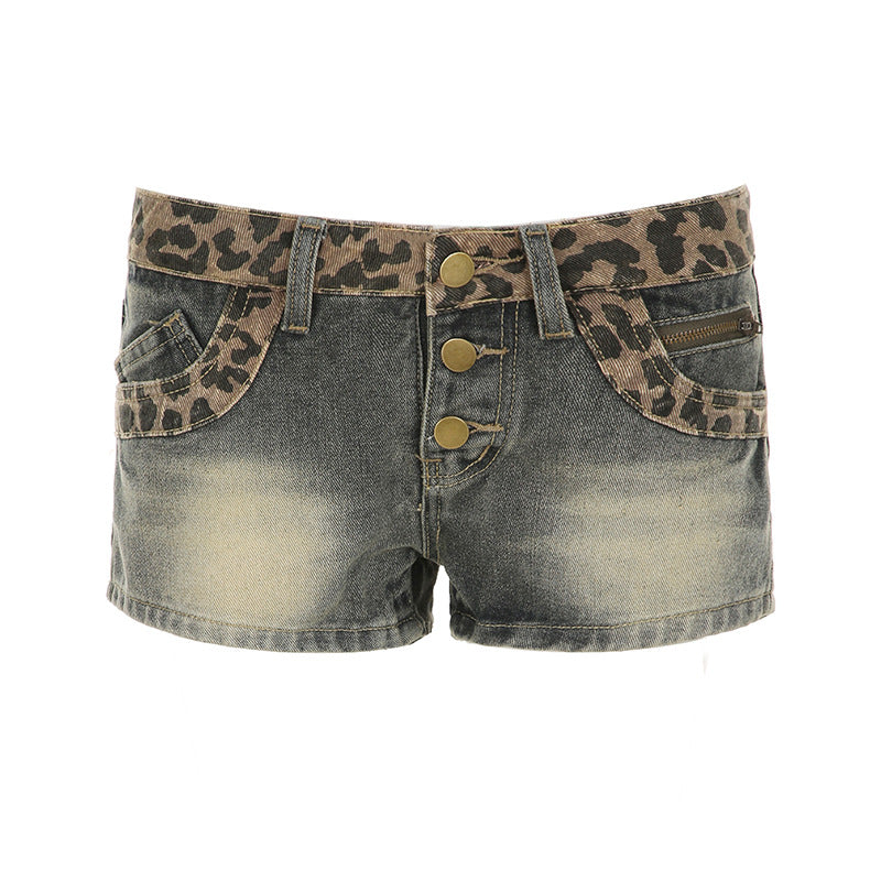 WezelBezel Ultra-Low Waist Shorts