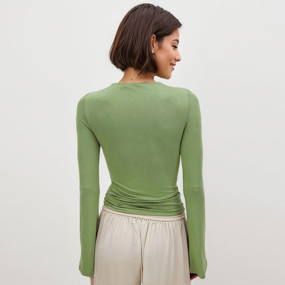 WezelBezel Hollow Out Top - Slim Fit Style