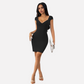 WezelBezel V-Neck Slim Knit Dress