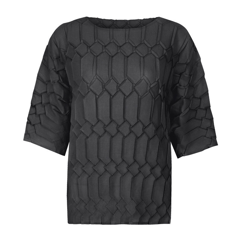 WezelBezel Oversized Pleated Tee Set