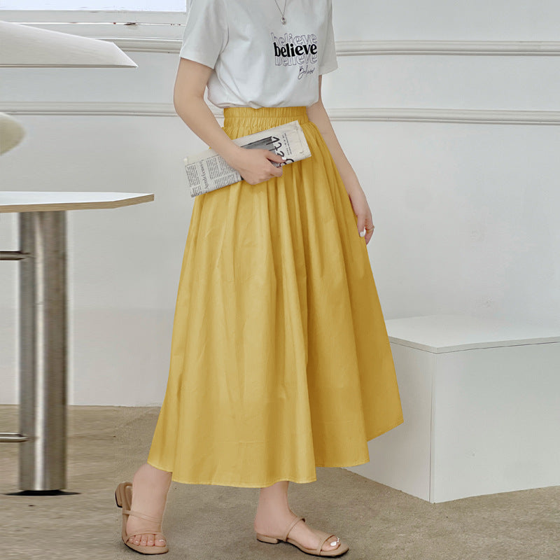 WezelBezel Trumpet Pleated Skirt - Cotton Style