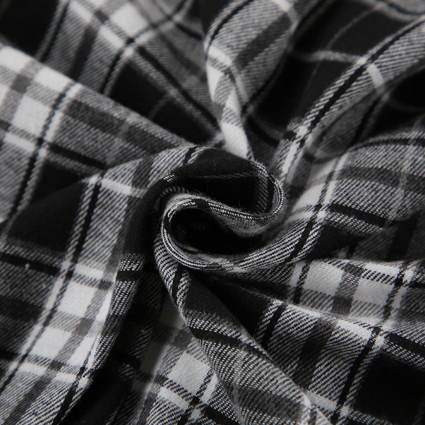 WezelBezel Checkered Long Sleeve Shirt