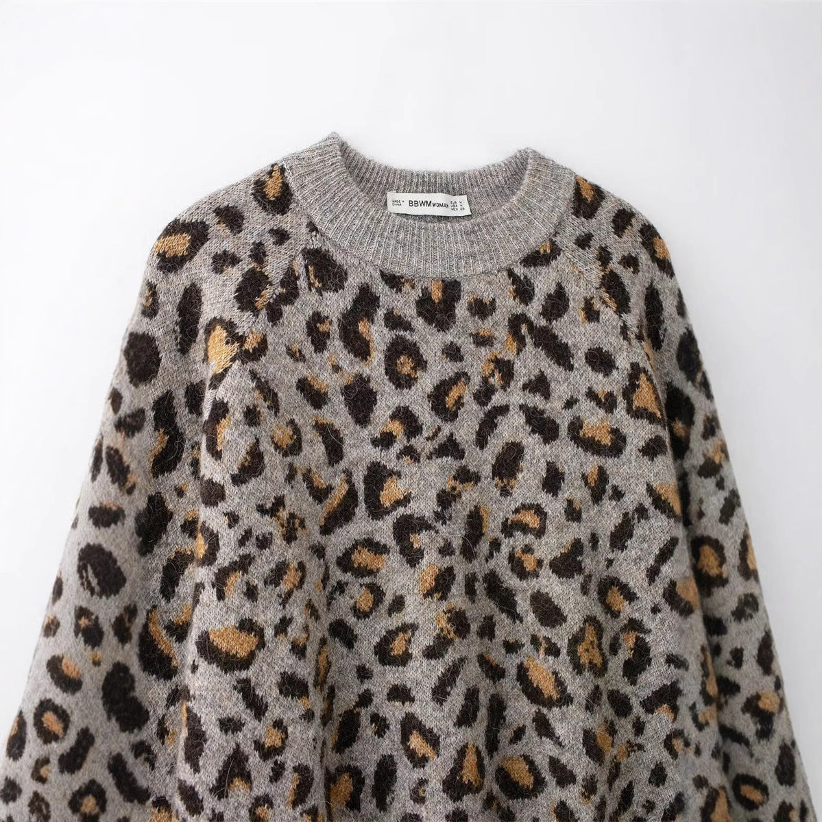 WezelBezel Animal Print Knit Tee