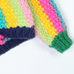 WezelBezel Rainbow Knit Cardigan