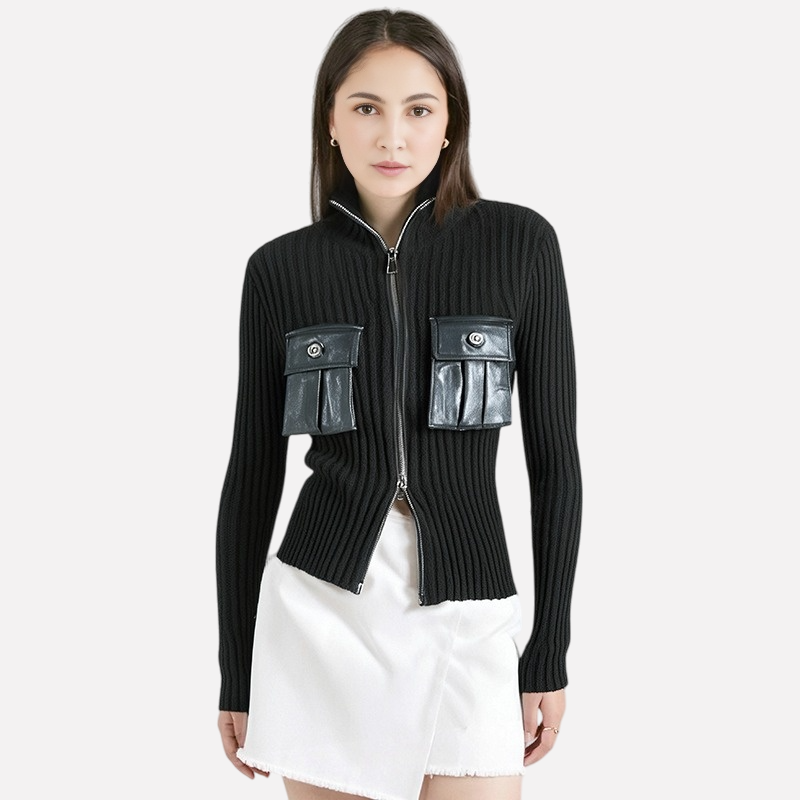 WezelBezel Zipper Cardigan - Trend Style
