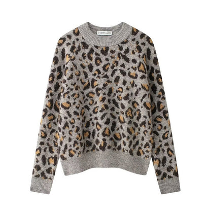 WezelBezel Animal Print Knit Tee