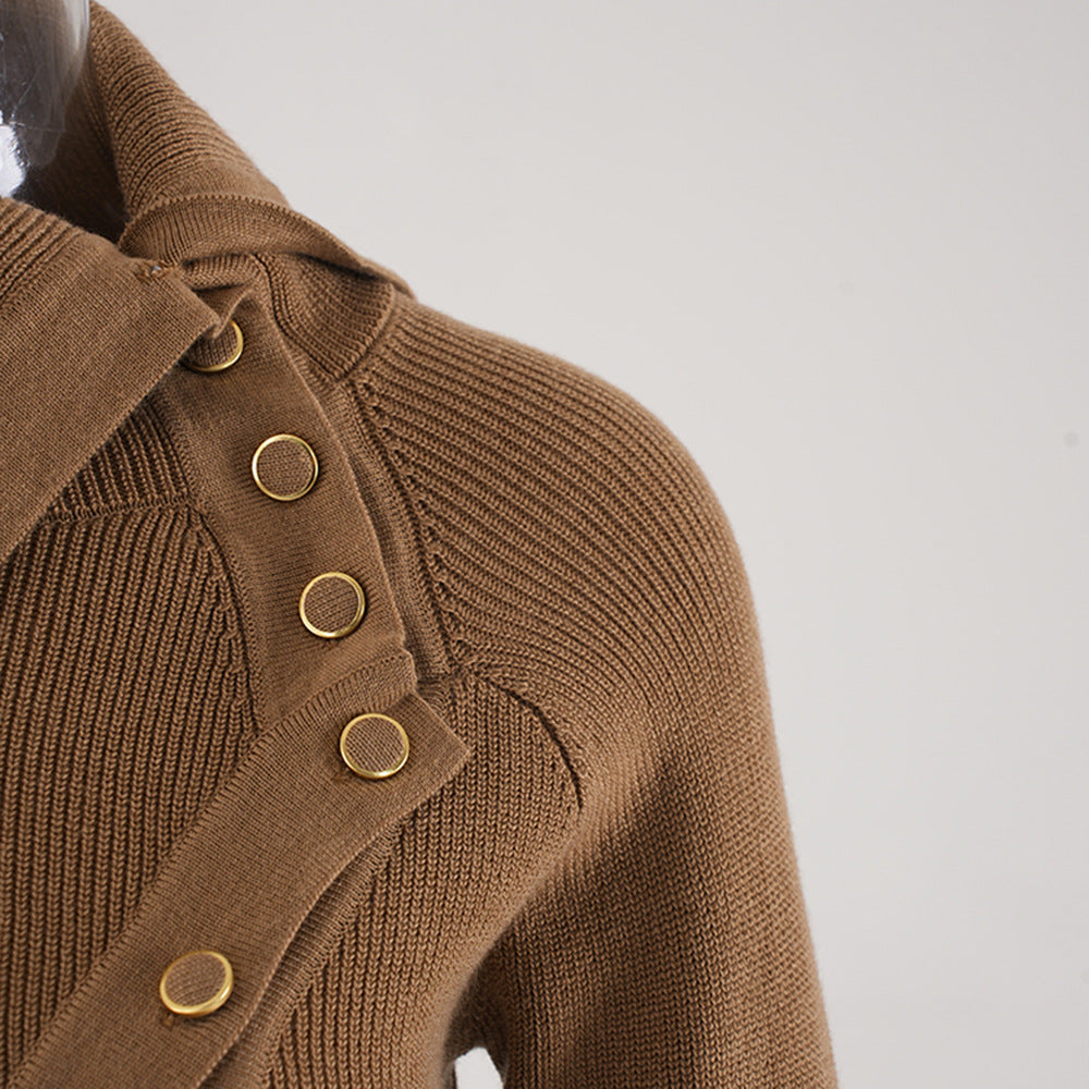 WezelBezel Slim Fit Pullover - Irregular Style